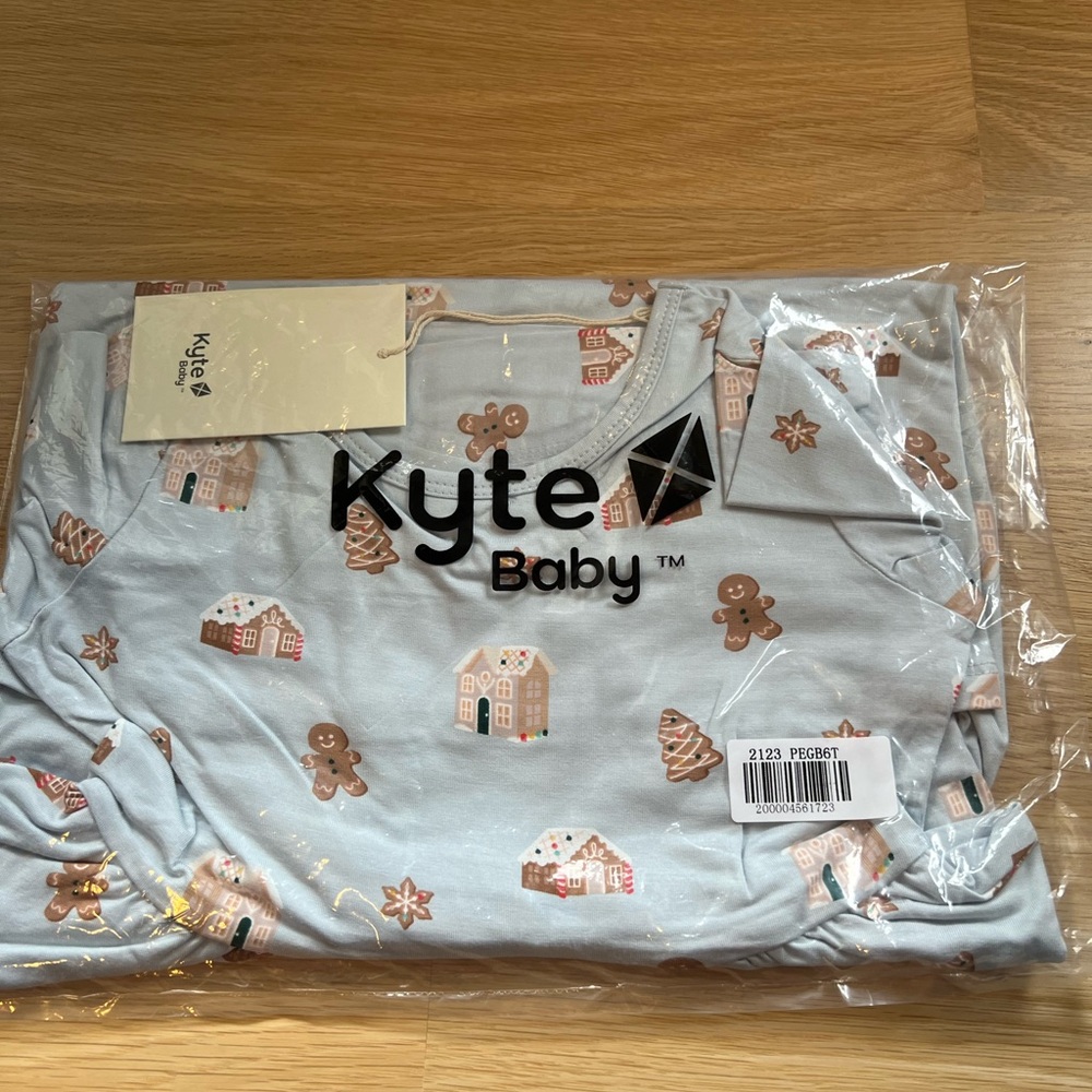 Kyte Baby Gingerbread Village Long Sleeve Twirl Dress 6T